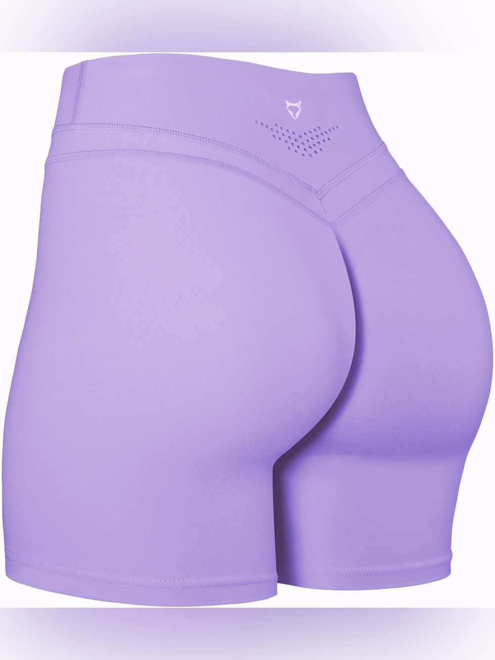 TomTiger /// Women’s Lavender High-Waist Seamless Lifting Shorts - Size Medium